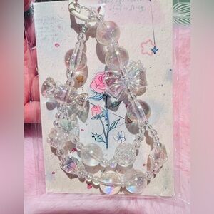 Buy 3 get 1 free❤️❤️Iridescent Beaded Keychain